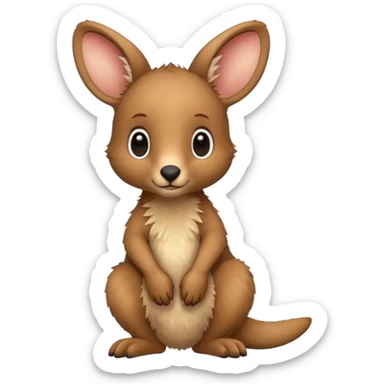 baby kangaroo sticker