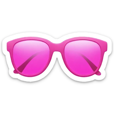 Pink sunglasses  sticker