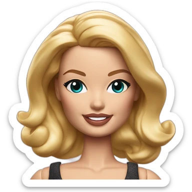 Margot Robbie Barbie  sticker