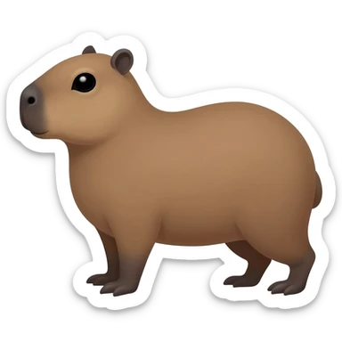 Animals capybara sticker