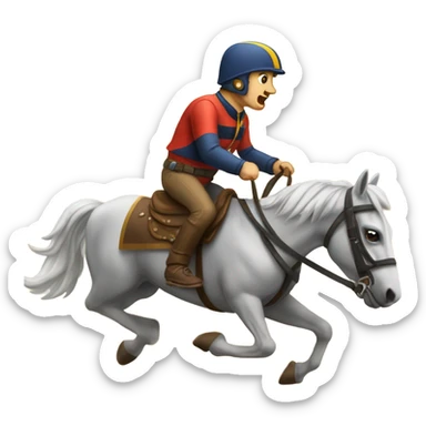Cavalos correndo sticker