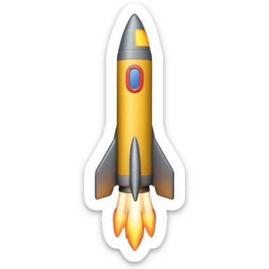 ballistic missile emoji sticker
