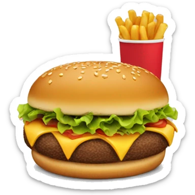 Fast food  sticker