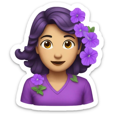 petunia sticker
