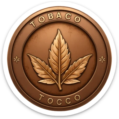  Badge of tobacco sticker