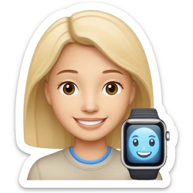 hazme un emoji de ayudando a una empresa a dejar de perder el tiempo atravez de la ia sticker