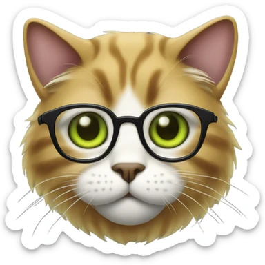 jeffery dahmer as a cat sticker