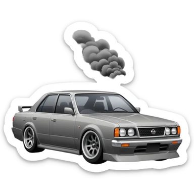 nissan laurel c34 drift sticker