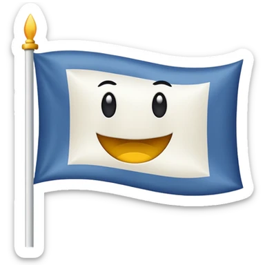 A flag that says Connor I’m going to tickle you sticker