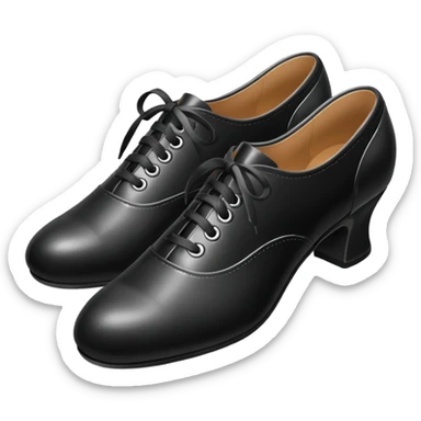 a pair of dancing shoes sticker