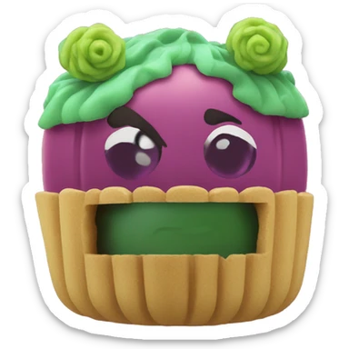 Mooncake from final space sticker