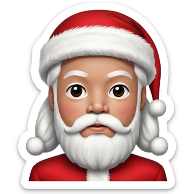 michael jackson santa sticker