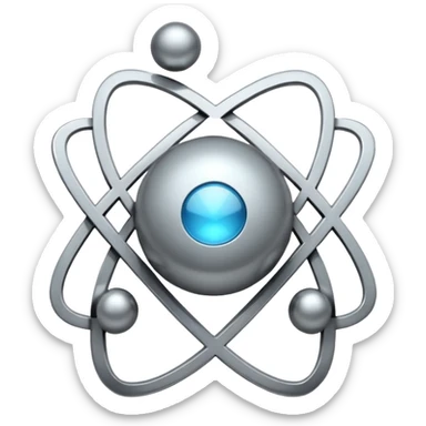 Atom Symbol sticker