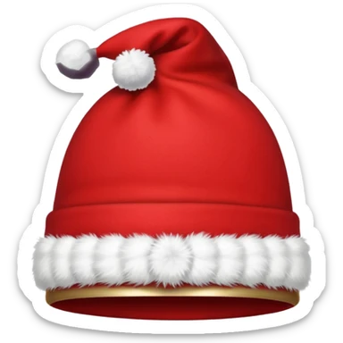 gorro de navidad sticker