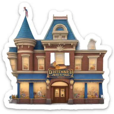 Disneyland Main Street usa  sticker