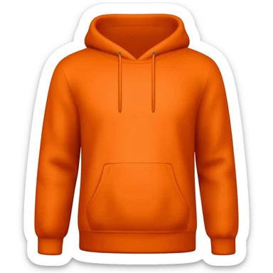 HOODIE ORANGE sticker