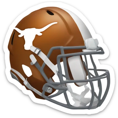 Texas longhorns football helmet sticker