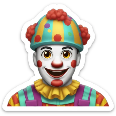 Ederson as a clown  sticker