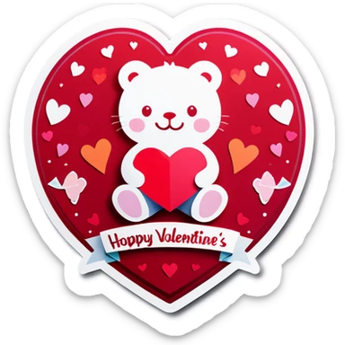 Happy Valentines  sticker