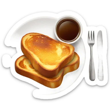 French toast  sticker