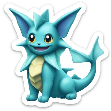 Vaporeon Pokémon sticker