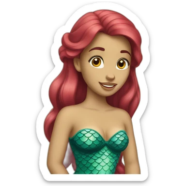 Little mermaid sticker