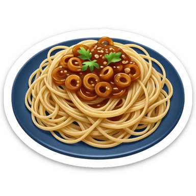 Caramelised Onion Spaguetti sticker