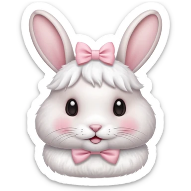 Coelho de laço sticker