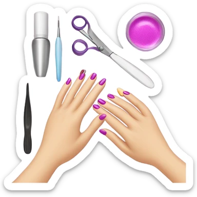 Manicure sticker