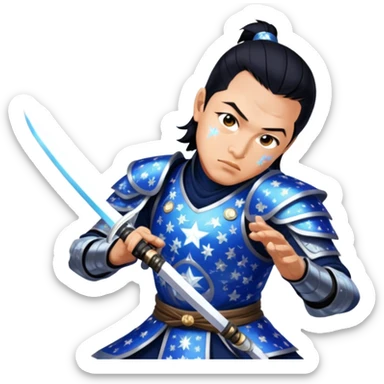 Celestial Samurai sticker