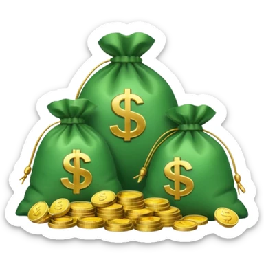 Money Bag / Coins / Dollar	Balance, Total Assets

Modern EMojis sticker