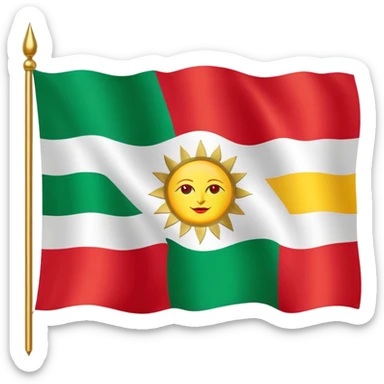 Kurdistan flag emoji  sticker