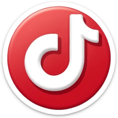 Tiktok logo sticker