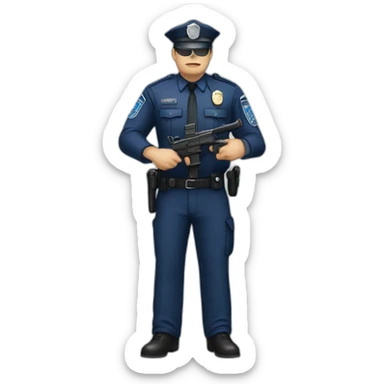 Police nationale véhicules  sticker