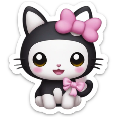 Kuromi Sanrio sticker