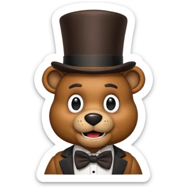 Freddy fazbear sticker