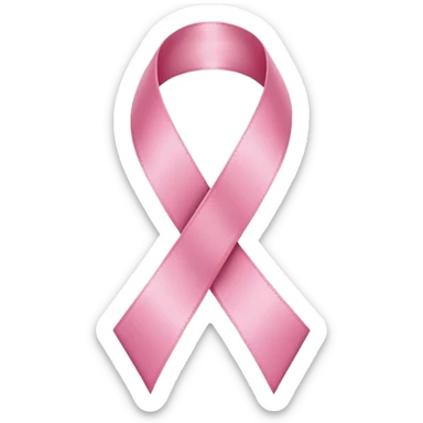 breast cancer awareness ribbon sticker