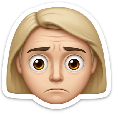 🙄🤨😒 این سه ایموجی تبدیل به ایموجی کم که ا۳اده ای باشه sticker