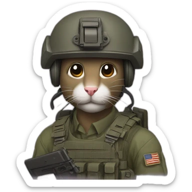 twitch emote special forces rat sticker