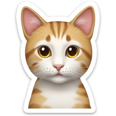 Cat super sait an sticker