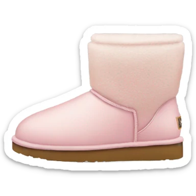 light pink uggs sticker