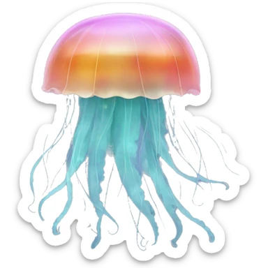 Jellyfish sticker