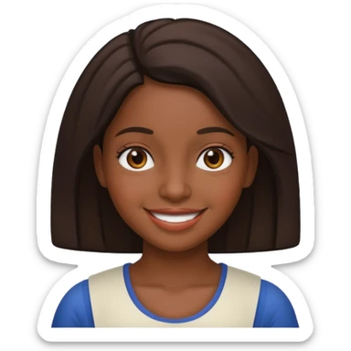 dominican republic girl sticker