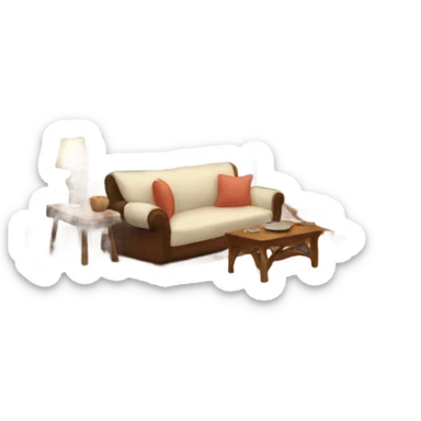 Cozy home decor sticker