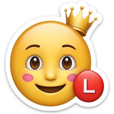 Create a fun Netflix emoji with the letters "LCC" integrated prominently in the logo sticker