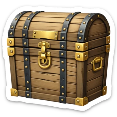 treasure chest sticker