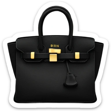 Birkin bag black  sticker
