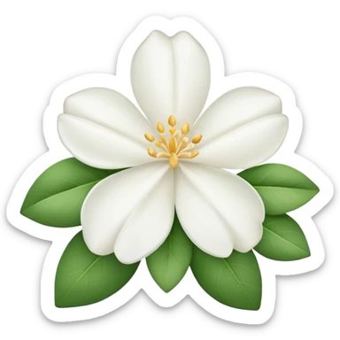 Jasmine flower sticker