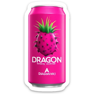 Pink Dragonfruit Dragon Energy Drink  sticker
