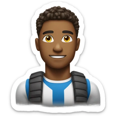 Jacked autistic highschooler sticker